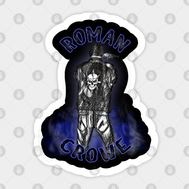 Roman Crowe Sticker by MadBikerMax_